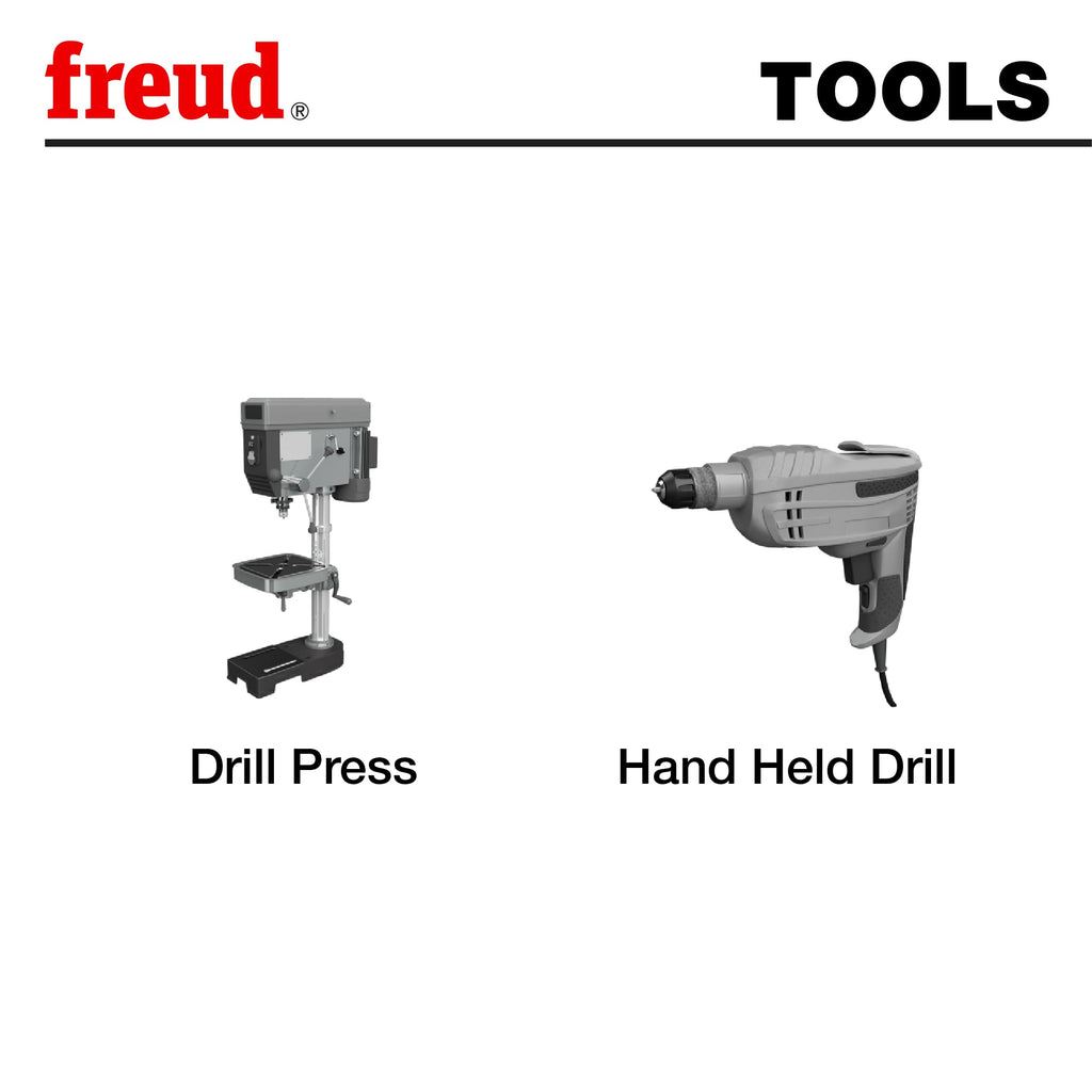 Freud PB-0045: Precision Shear Serrated Edge Forstner Drill Bit 3-1/2-inch