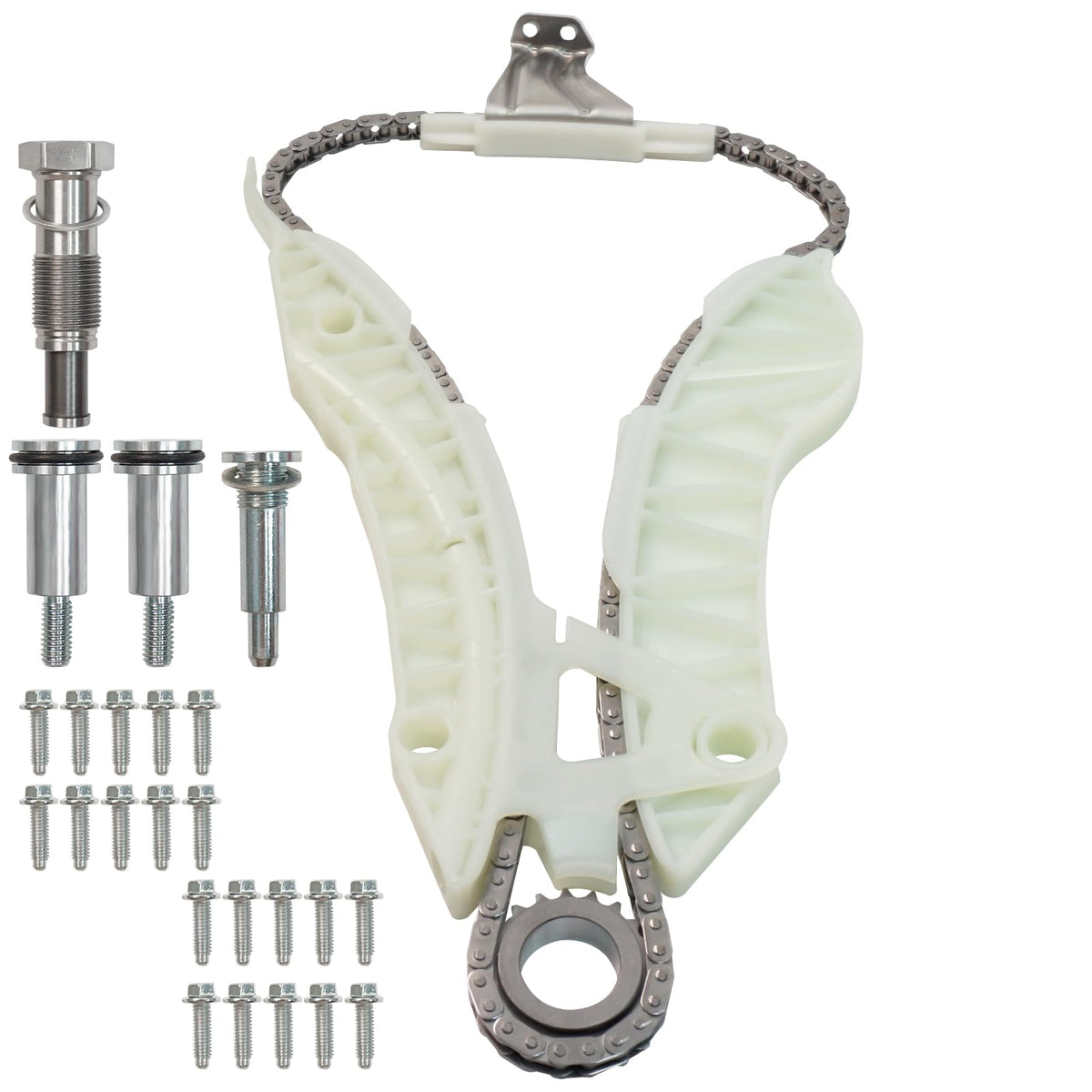 Rapuled 9-0774S Engine Timing Chain Kit & Tensioner & Sprocket & Guide