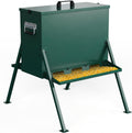 90-110lb Deer Feeder, Heavy Duty Metal Hunting Game Feeder