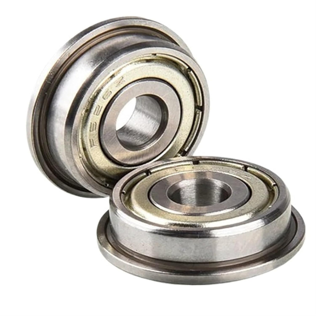 Deep Groove Ball Bearing 1 PC Deep Groove Ball Bearing with Flange F6200 6201 6202 6203 6204 6205 6206ZZ/2RS (Size : F6205-ZZ 25x52x15mm)