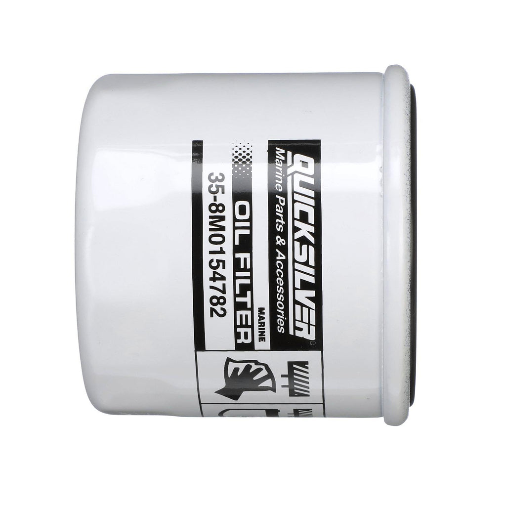 Quicksilver 20 Micron Oil Filter for Outboard Engines - Replaces Johnson/Evinrude 5033919, 778887, Mallory 9-57815, Suzuki 16510-82703, Sierra 18-7897