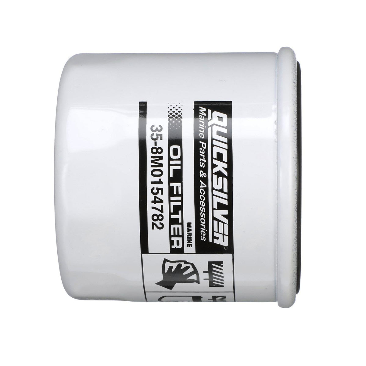 Quicksilver 20 Micron Oil Filter for Outboard Engines - Replaces Johnson/Evinrude 5033919, 778887, Mallory 9-57815, Suzuki 16510-82703, Sierra 18-7897