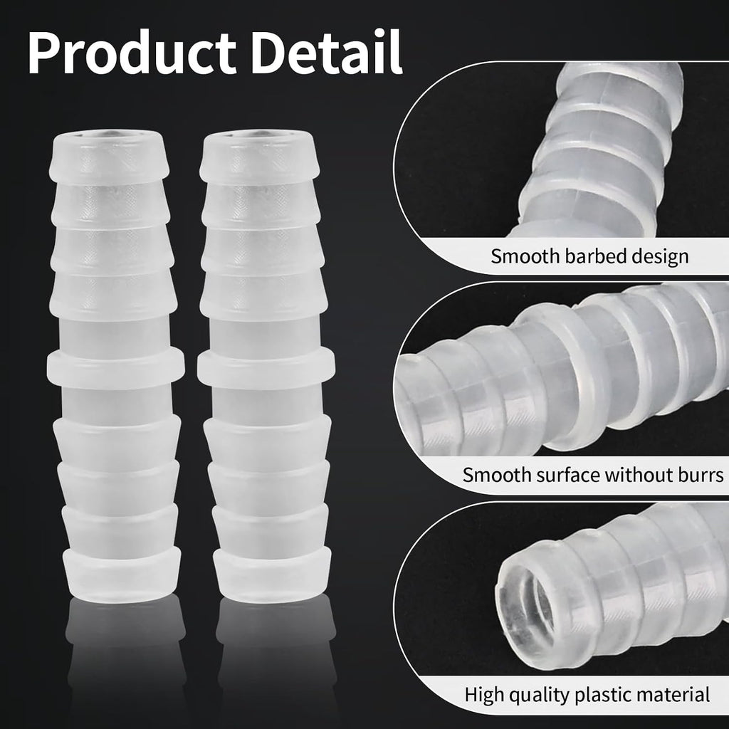 5-Pack 3/8" Barbed Fitting, Universal