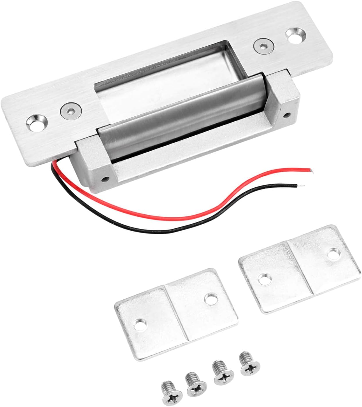 Door Access Control System RFID Keypad Electric Strike Lock Kit with Exit Button Doorbell Chime Remote Control