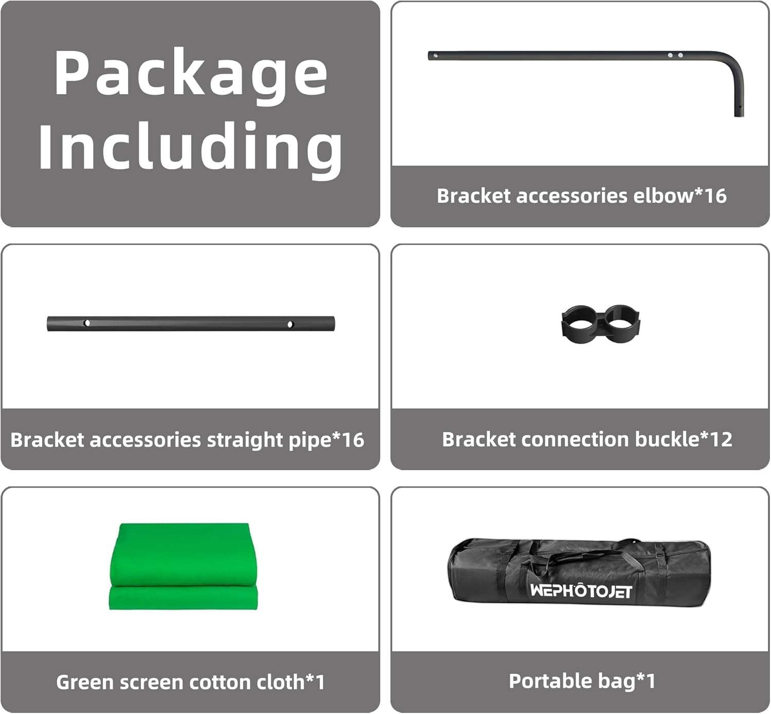 7.87ft x 13.12ft Green Screen Backdrop Kit with Stand | Adjustable Background, Large Collapsible Backdrop for Studio