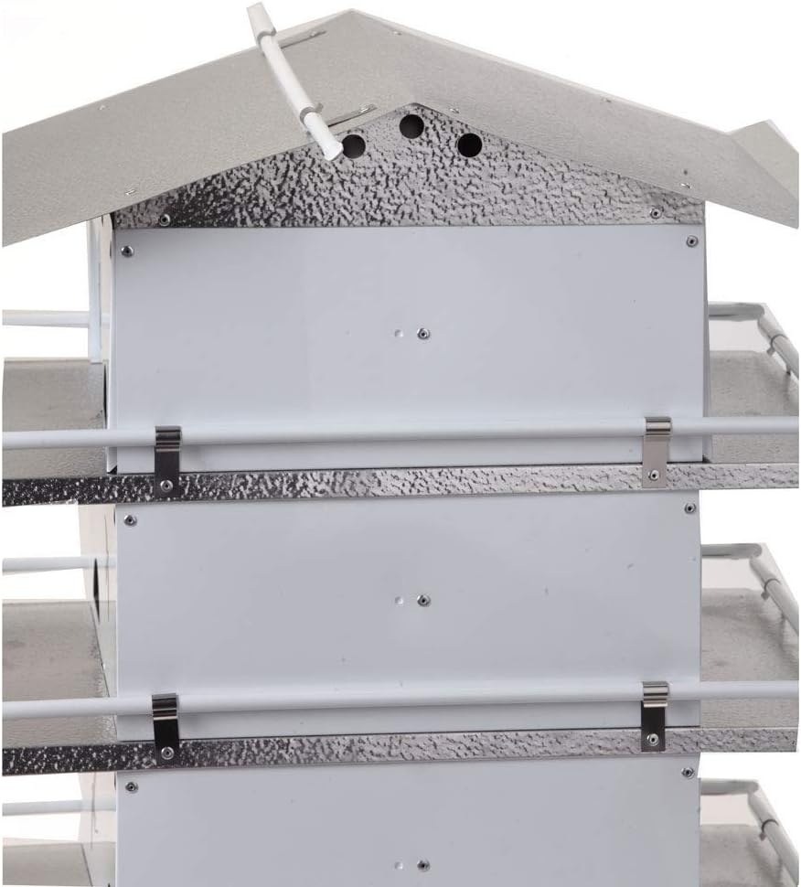 Premium Aluminum Purple Martin House | 4 Floors, 16 Rooms