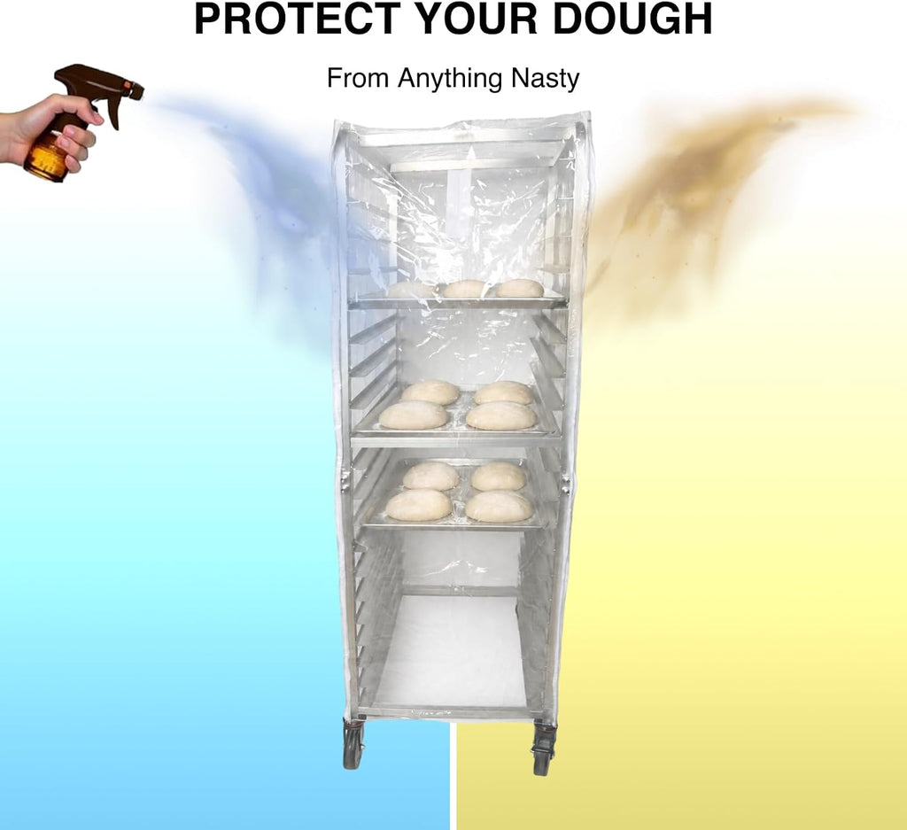 20-Tier Full Sheet Pan Rack Exclusive Dustproof Cover, Non-Generic