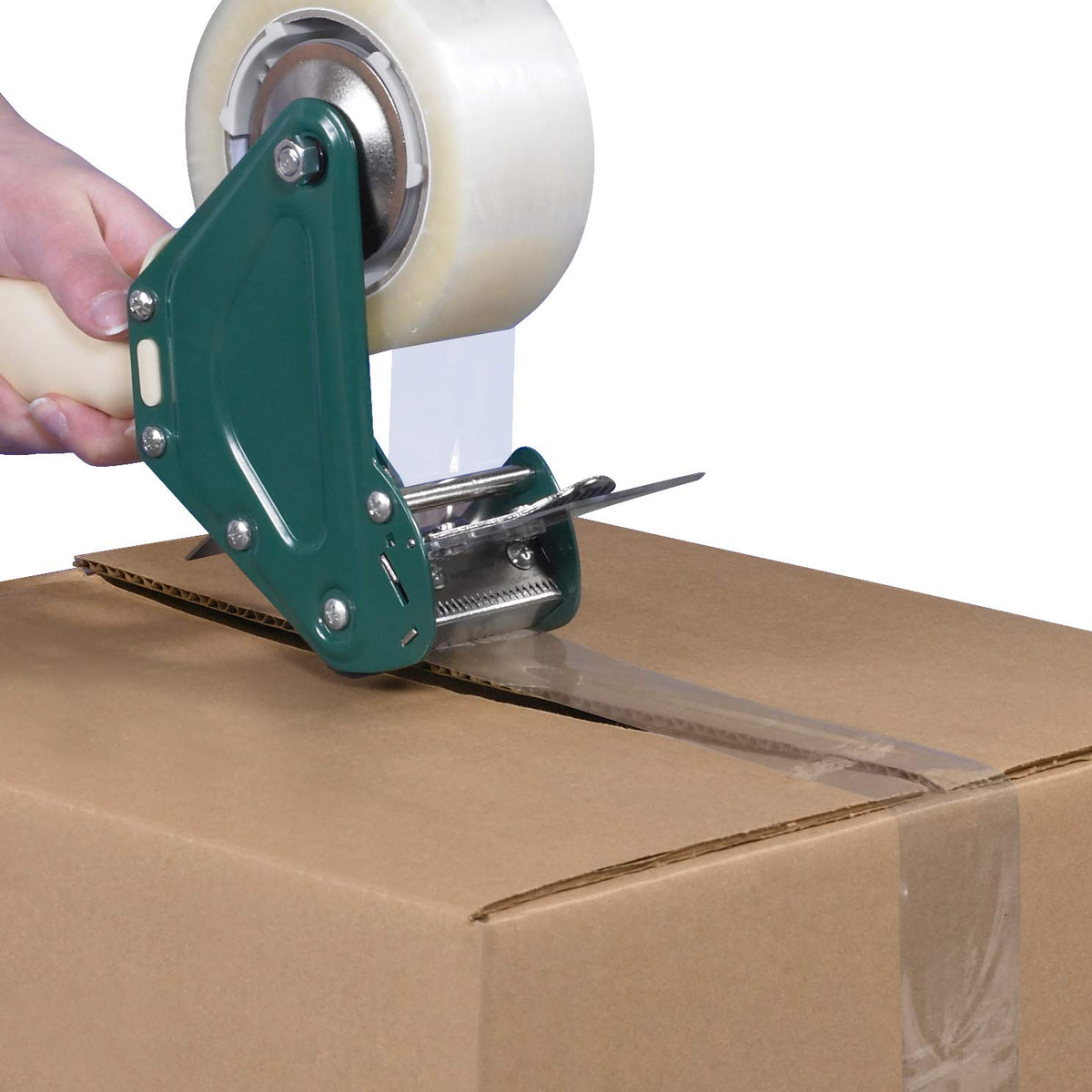 2 Inch x 110 Yards Clear Hot Melt Packing Tape, 2.2 Mil Thick, Pack of 6 Rolls