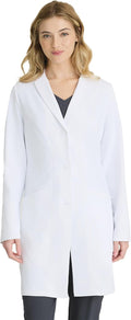 Skechers by BARCO Flourish Lab Coat for Women – 3-Pocket, 3-Button Medical Scrub Coat w/ 2-way Stretch & Soil Release
