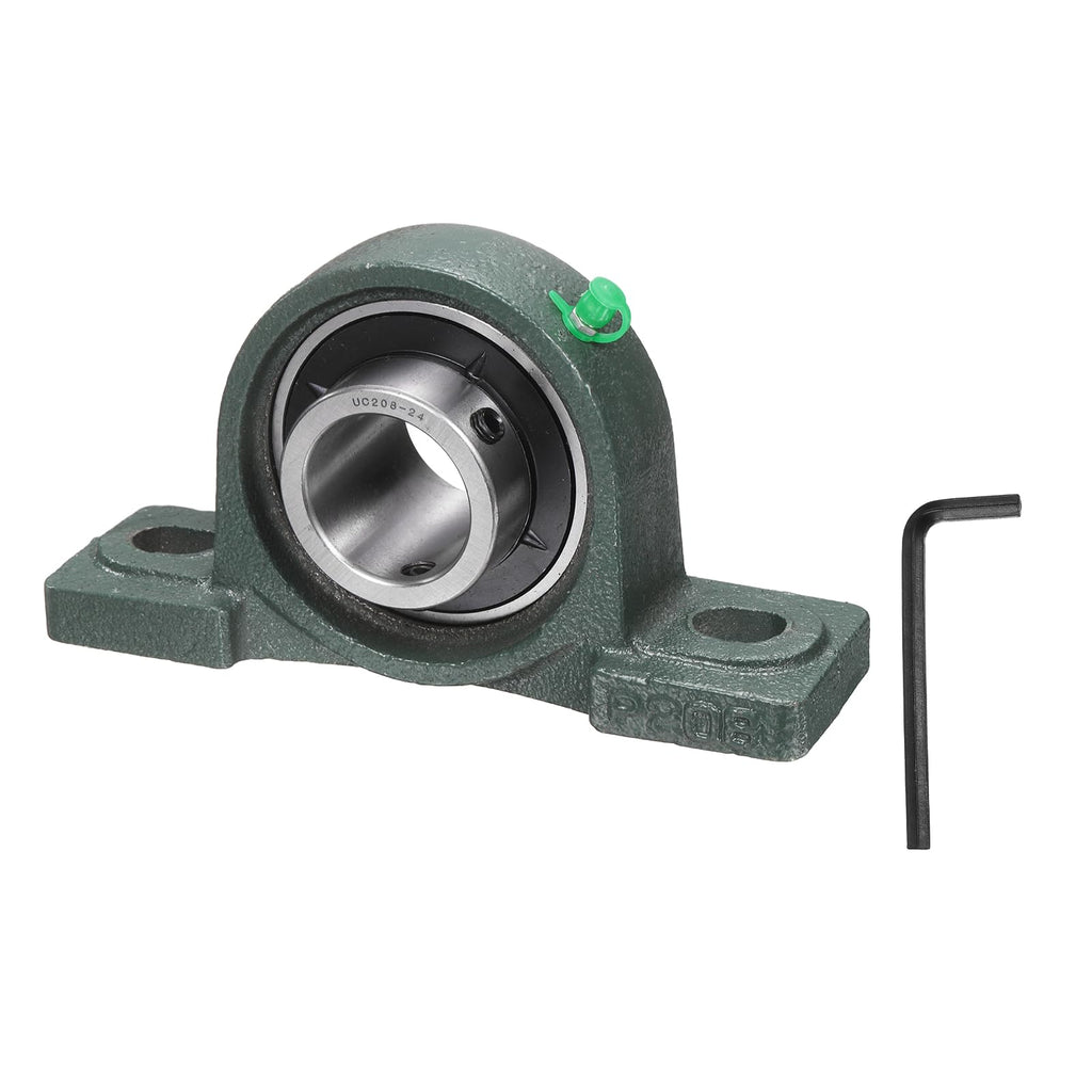 uxcell UCP208-24 Pillow Block Bearings, 1-1/2inch Bore Self Alignment