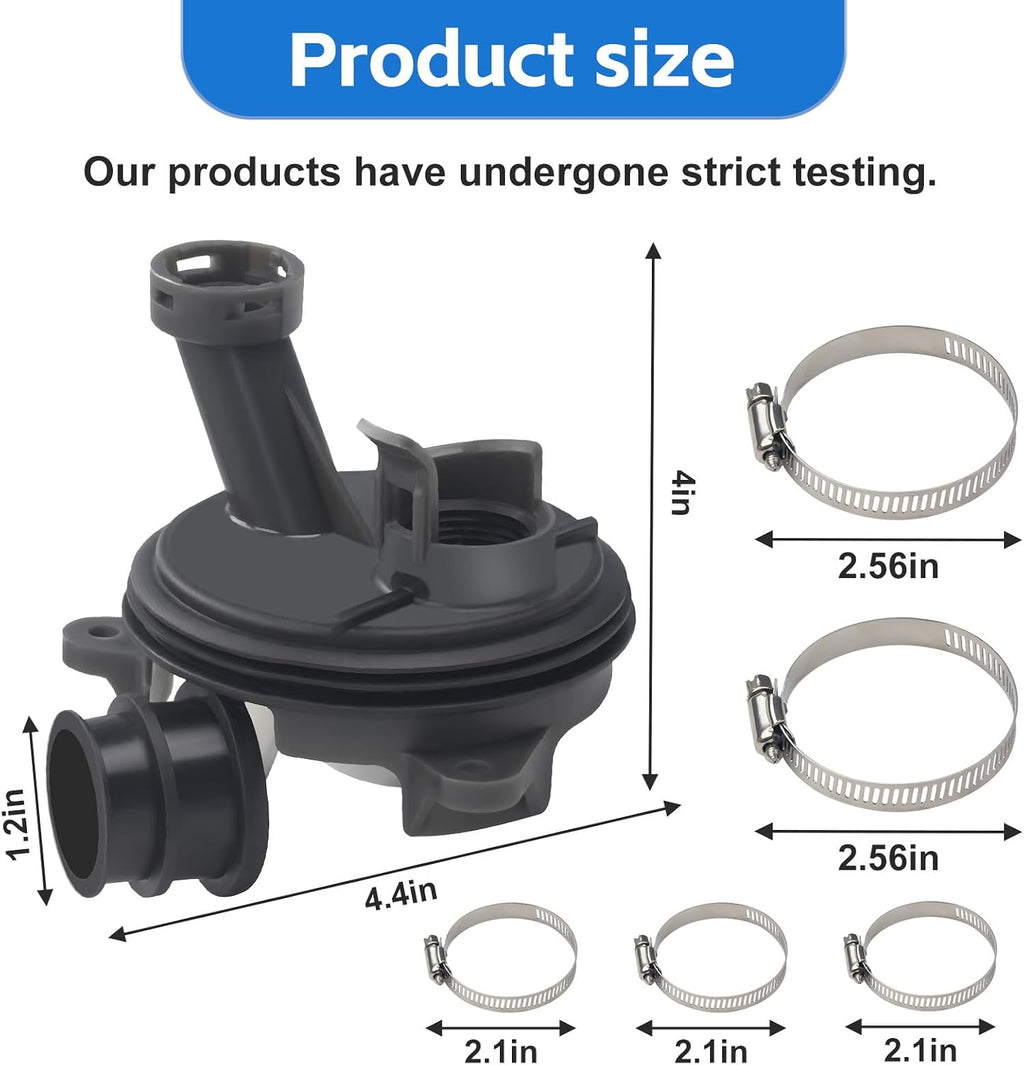 Upgraded WD19X25278 Dishwasher Diverter Valve Kit for GE, Whirlpool, Kenmore, Maytag, Amana Dishwasher Replacement Parts Replaces WD00X25260, WD18X21678, WD19X25259