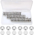 Magnetic Name Tag/ID Badge Holder, Strong Fastener with Adhesive on Front Plate,Strength Neodymium Magnets 30-Pack