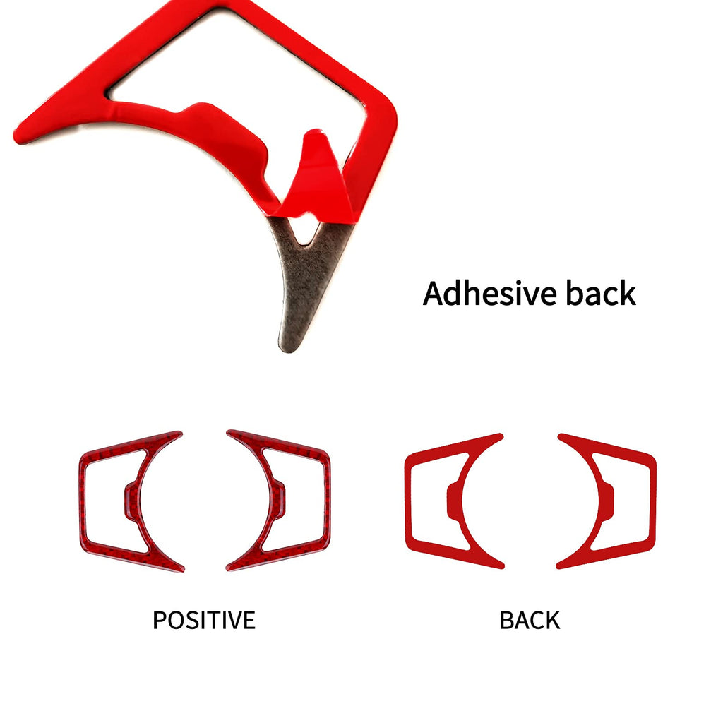 nuoozy Red Headlight Switch Frame Cover Trim Compatible with Ford Explorer