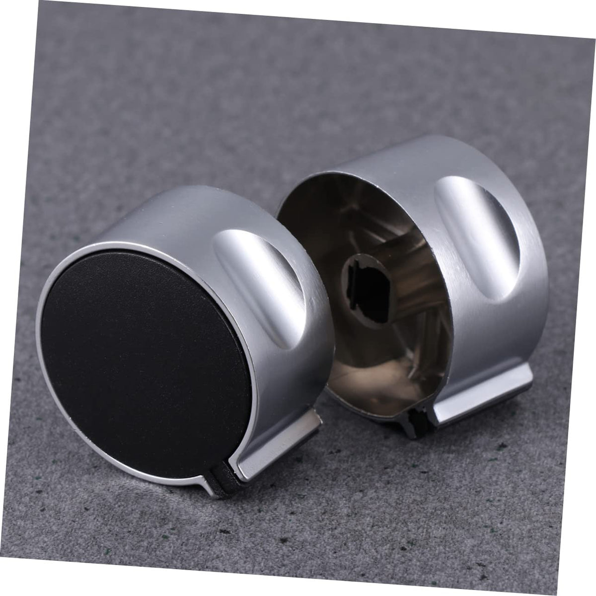 Metal Burner Control Knobs for Range Control Shafts, 5 Piece Set