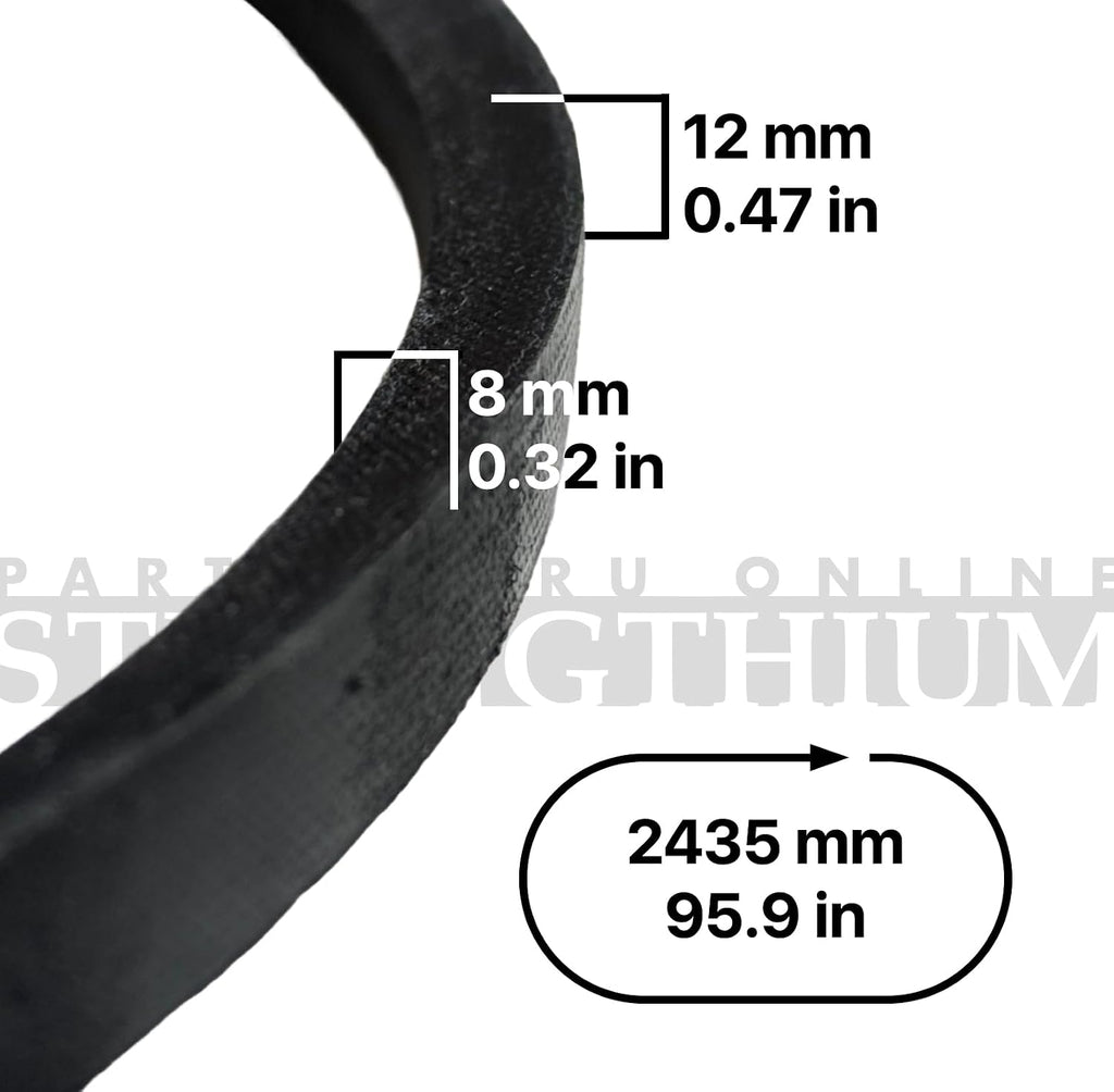 Strongthium 954-04060C Deck Belt 1/2" x 96-1/2" for MTD Troy-Bilt