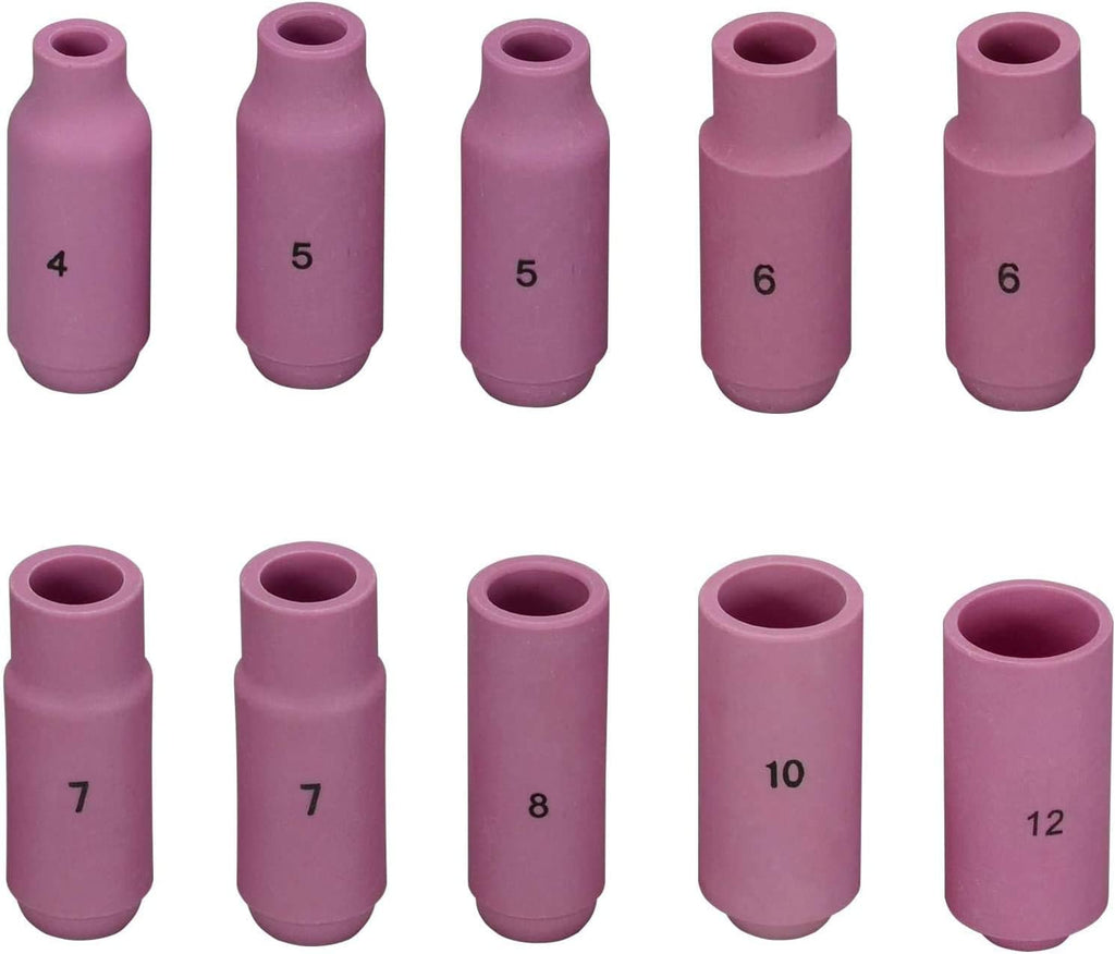 RIVERWELD TIG Ceramic Cups 10N series #12, 10#, #8, #7, #6, #5, #4 10pcs
