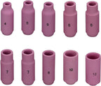 RIVERWELD TIG Ceramic Cups 10N series #12, 10#, #8, #7, #6, #5, #4 10pcs