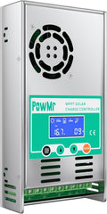 MPPT 60A Solar Charge Controller 12V 24V 36V 48V Auto, Negative Ground Solar Panel Regulator with LCD Display for