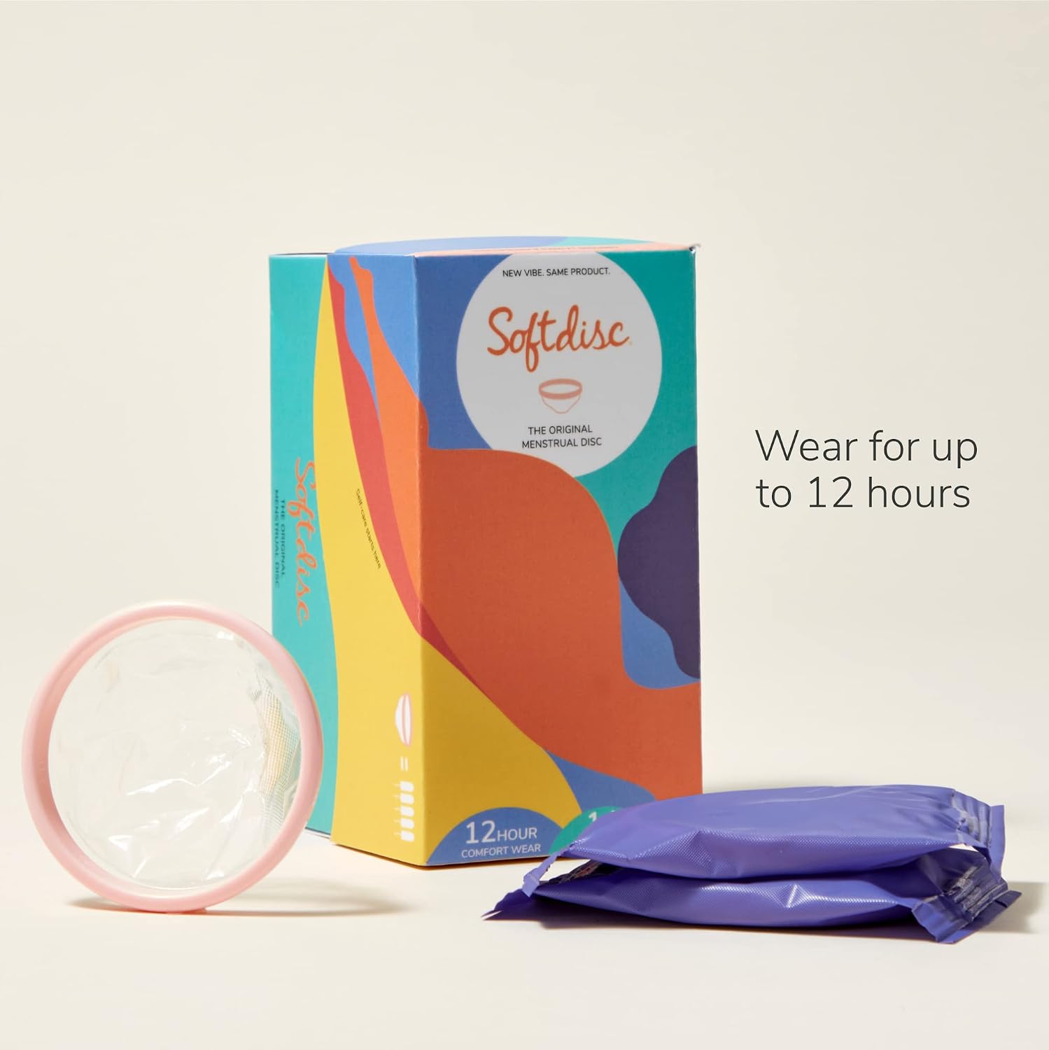 Softdisc Menstrual Discs | Disposable Period Discs | Tampon, Pad, and Cup Alternative | Capacity of 3 Super Tampons |
