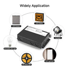 96W Dimmable LED Driver Power Supply 24VDC Transformer,5-in-1