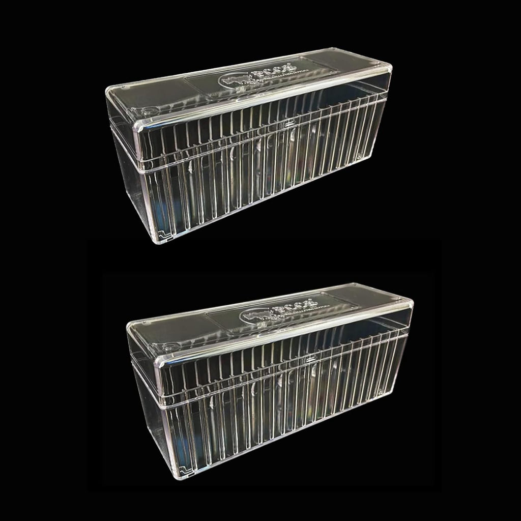 2 Pack Coin Slab Storage Box Fits PCGS,NGC, Slab Coin Holder,Clear | graded coin slab case, 40 Slots
