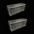 2 Pack Coin Slab Storage Box Fits PCGS,NGC, Slab Coin Holder,Clear | graded coin slab case, 40 Slots