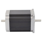 STEPPERONLINE Nema 23 Stepper Motor 2.83Nm 4A 8-Wire 6.35mm Dual Shaft CNC Mill Lathe Router