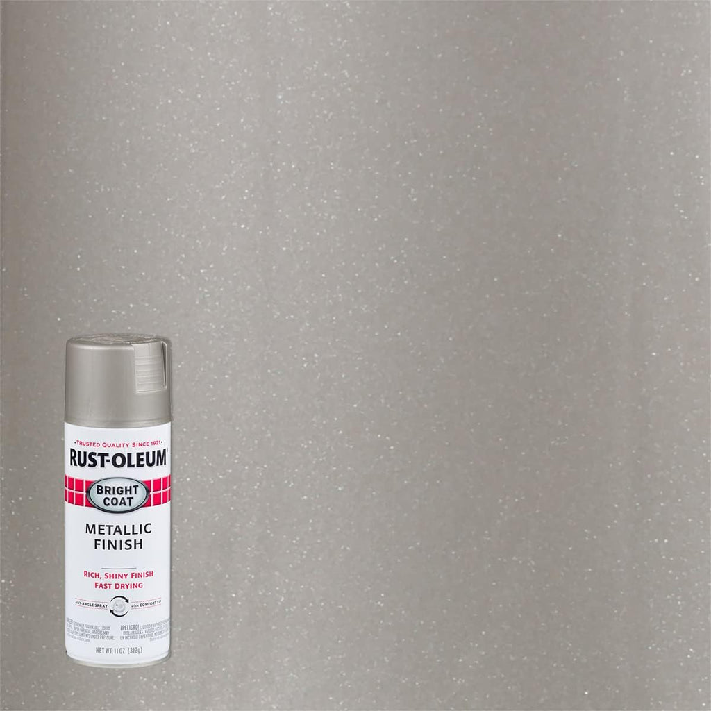 Stops Rust Bright Coat Metallic Spray Paint, Chrome