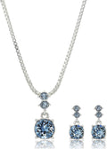Women's Necklace and Earring Jewelry Set, Coordinated Fashion Accessories for Everyday, Office, and Evening Wear