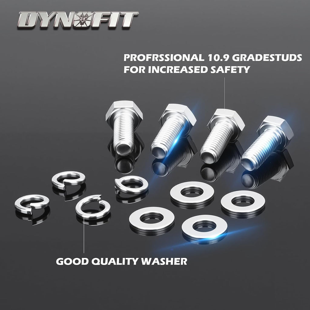 Dynofit 2 Inch Leveling Kit for 2007-2026 Tundra/Sequoia 2WD 4WD, 2" Front Lift Suspension Strut Spacers, Heavy Duty Aluminum Level Kit Compatible with Toyota Pickup/SUV Shock Absorbers