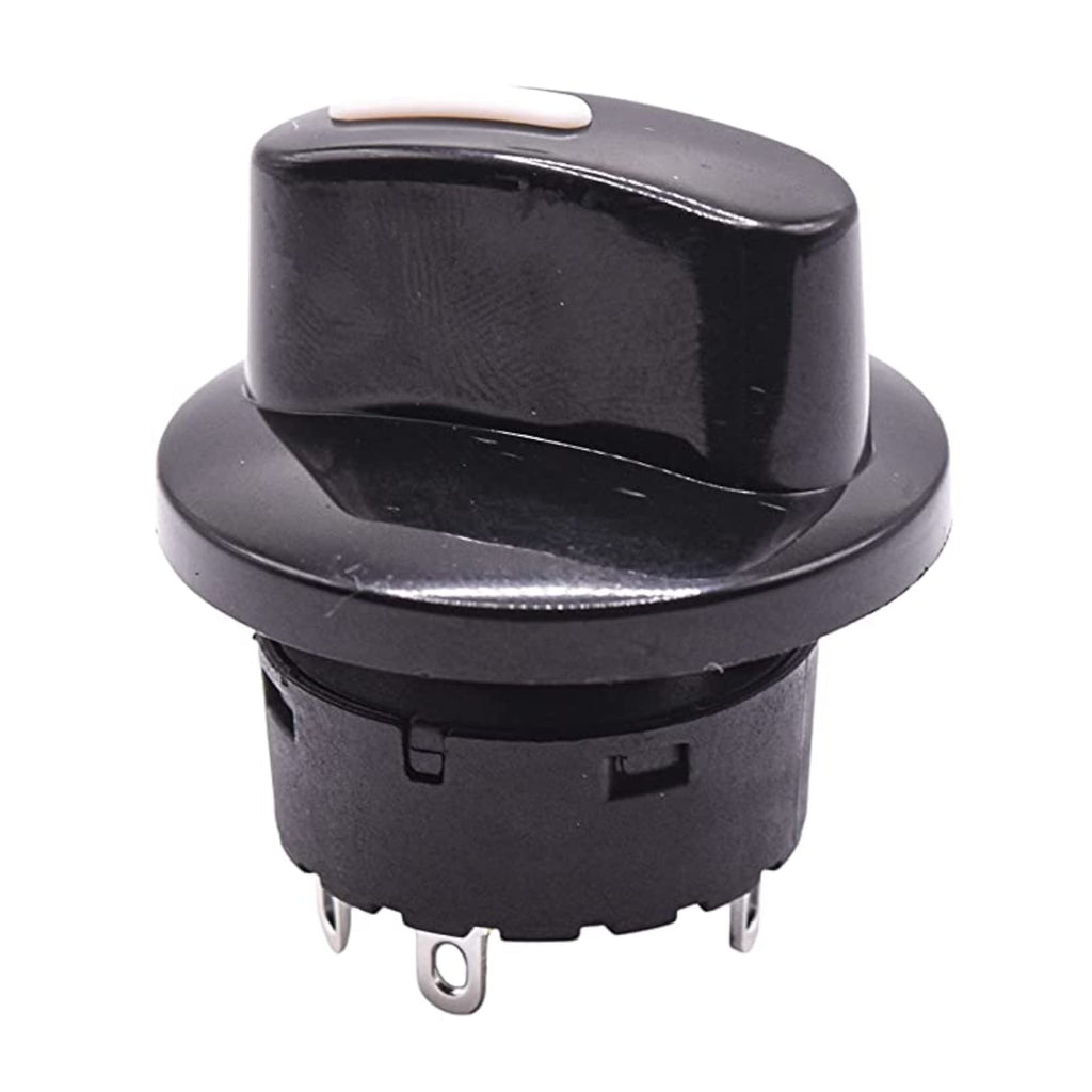 HQRP Rotary Switch with Knob 120V 8A 1-Pole 3-Way SP3T