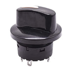 HQRP Rotary Switch with Knob 120V 8A 1-Pole 3-Way SP3T