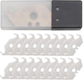 Utility Knife Hook Blades, 50 Pcs, SK5 Steel