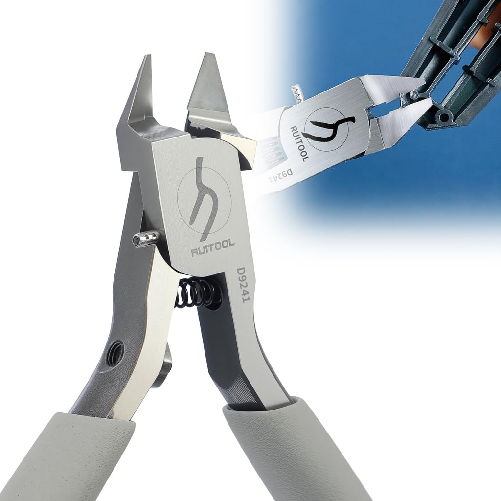 Model Nipper, Single Blade Sprue Cutter for Plastic Model Kits | Chromium-vanadium steel, ultra-thin single blade