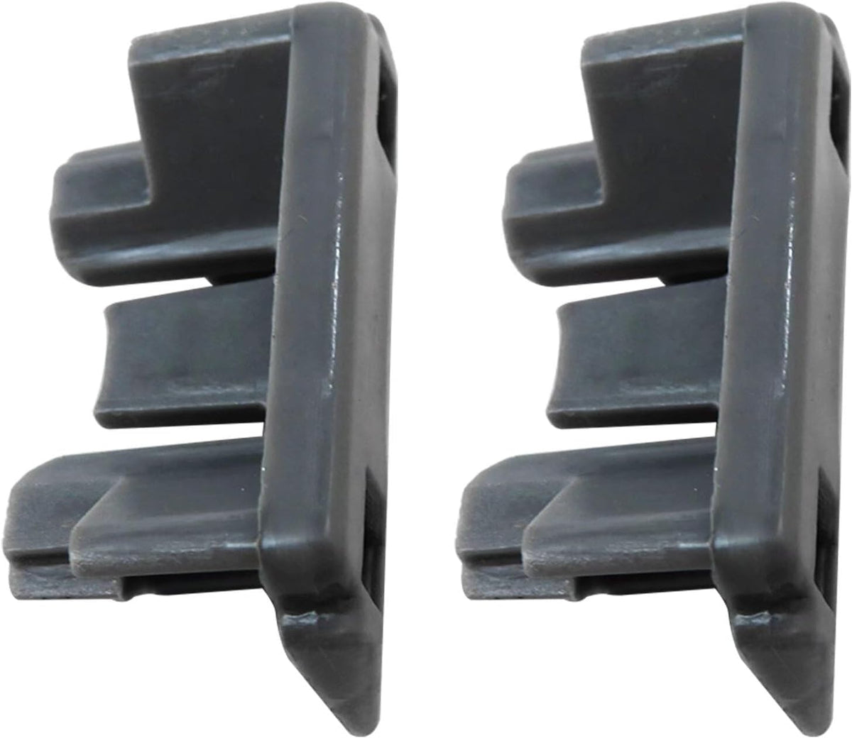 2PCS Dishwasher Upper Dishrack Slide Rail Stop Clips for KUDC10IXWH0, KUDS30CXWH5, KUDS30FXWH8, KUDL15FXSS7, KUDS30CXWH2, KUDL15FXBL2, KUDS30IBBL1 Repl.W10195622, AP6016778, WPW10195622 by YTXXDEUS