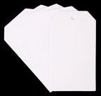 White Price Tags - 2" x 3.5" - 100 Pack - Paper Gift Tag
