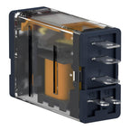 Plug In Relay, 5 Pins, Square, 24Vac