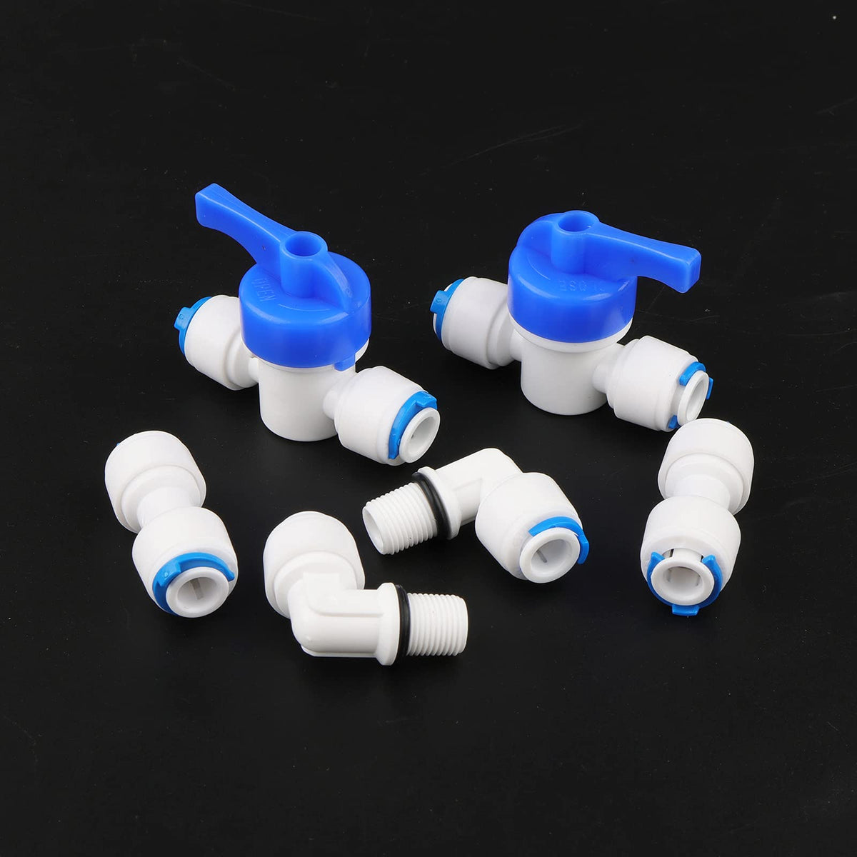Newzoll 20 Pack Adjustable 1/4" Float Ball Valve Kit