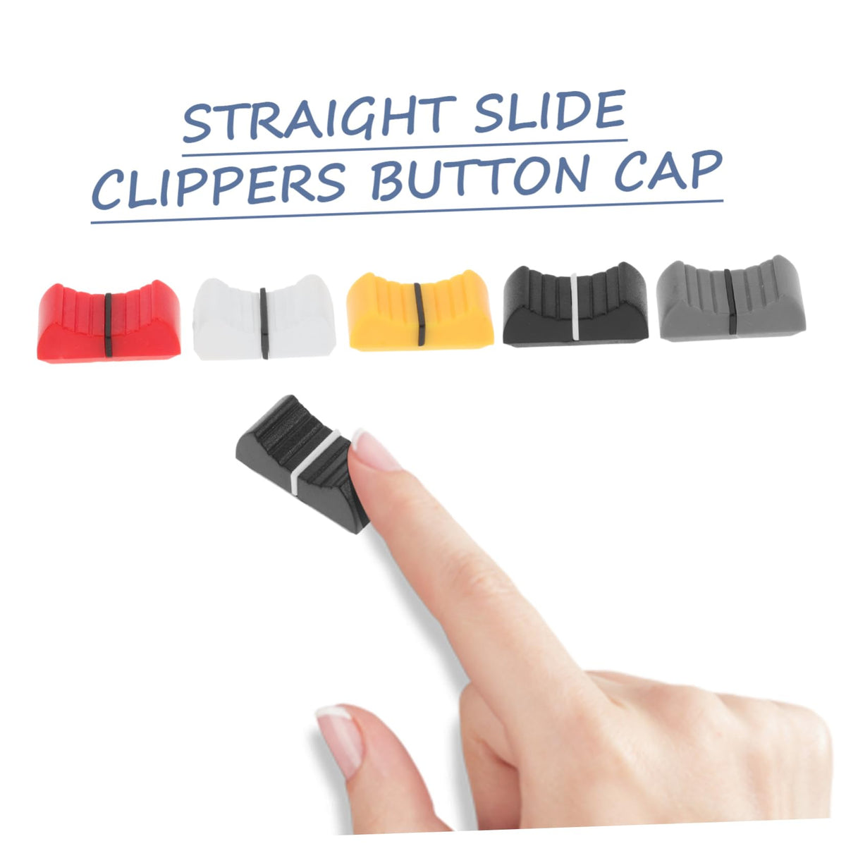 50pcs Fader Caps Replacement Knobs for Console Mixer 4mm Hole