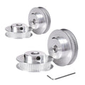 GT2 Pulley 80 Teeth 8mm Bore 6mm Width Timing Belt Pulley Aluminum 80T 8mm bore Pulley Wheel for 6mm Width GT2 Timing Belt for 3D Printer,CNC (4pcs)