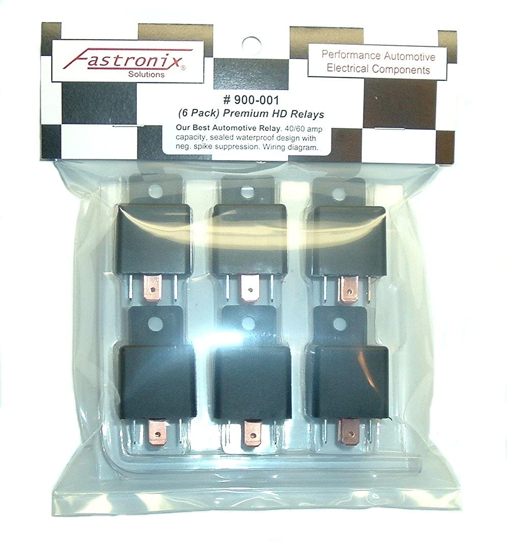 Fastronix 40/60A Waterproof Relay 6 Pack