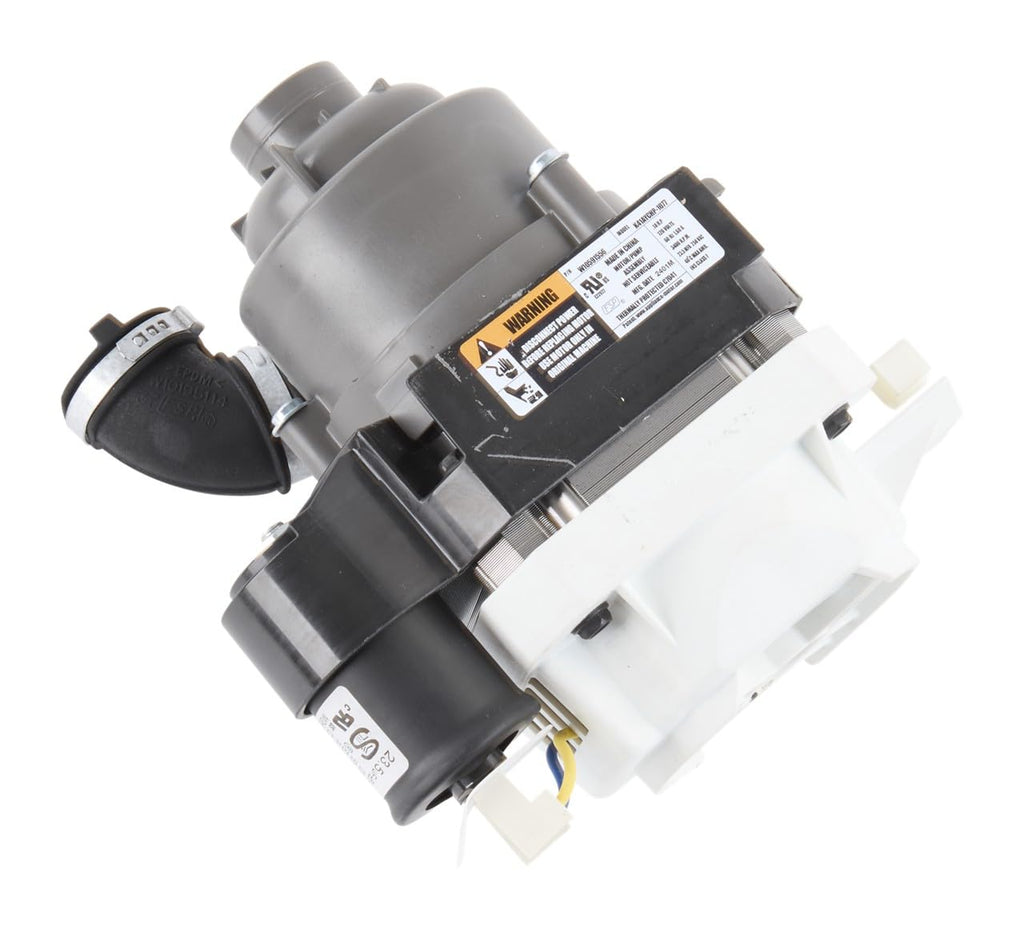 Whirlpool W10815709 OEM Dishwasher Circulation Pump, Gray