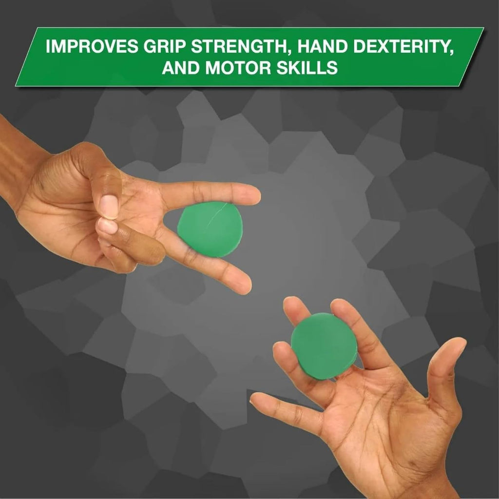 Hand Exerciser Ball, Stress, Therapy, Squeeze, Strength, Green