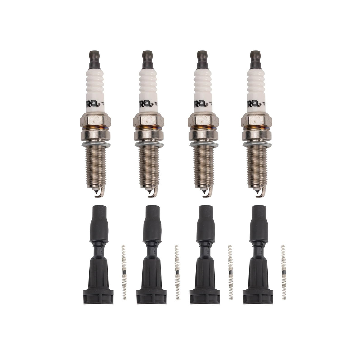 TRQ Ignition Coil & Spark Plug Kit 8 Piece