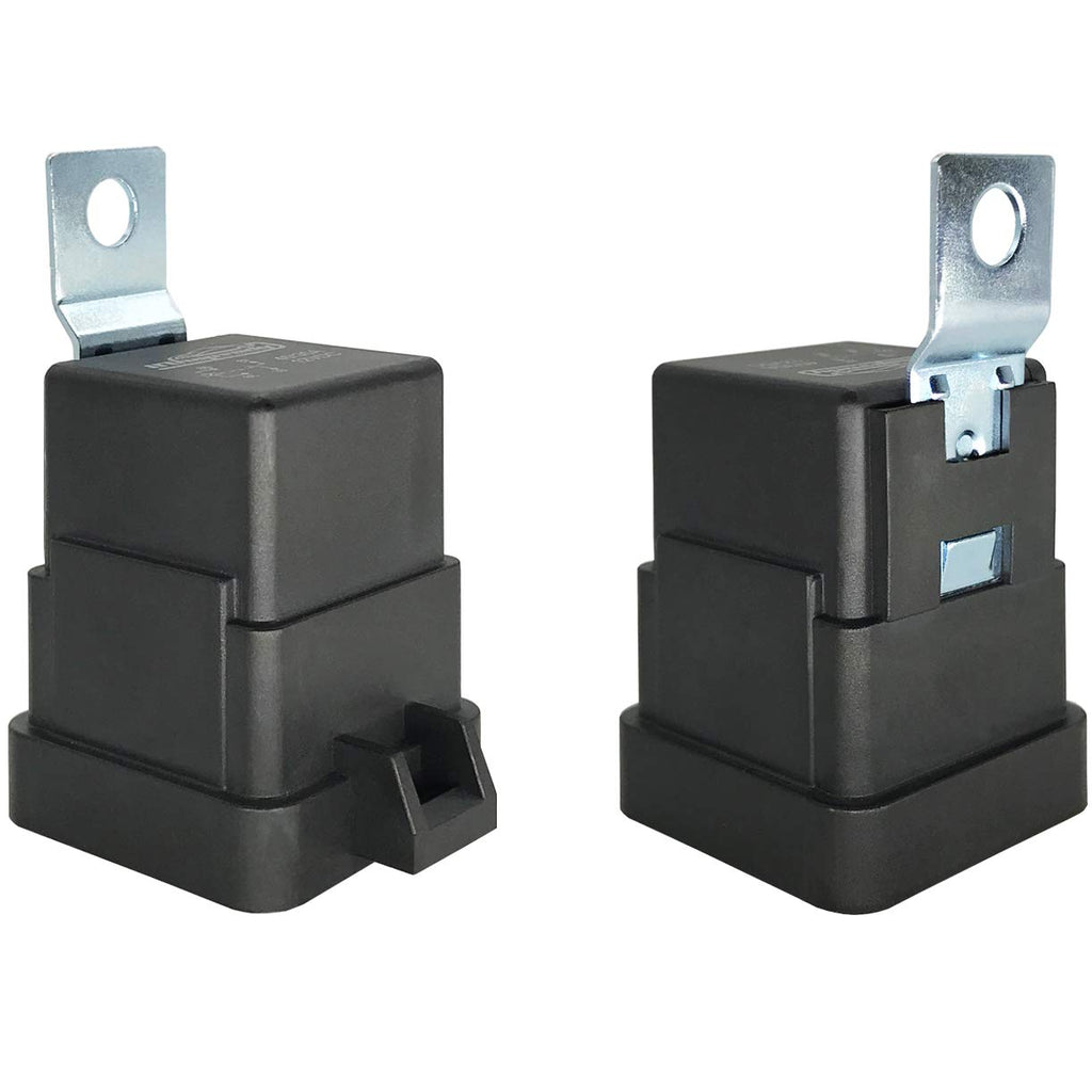 4-pin 40/30AMP 12V DC Waterproof Relay with Heavy Duty Wires, SPST Automotive Relay, Pack of 1