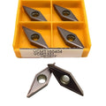 Indexable Lathe Carbide Insert VCMT160404 VCMT160408 Internal Turning Tools Carbide Insert Lathe Tool Turning Insert(VCMT160404 15TF)