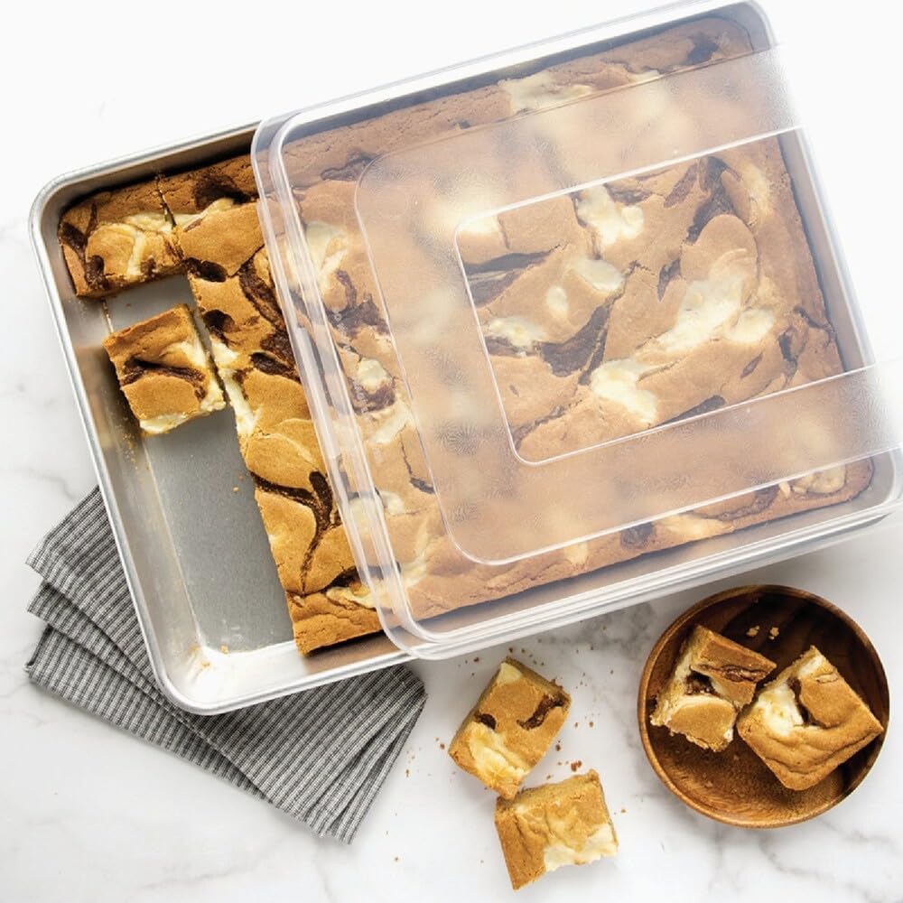 Natural High Sided Sheet Cake Pan, Silver