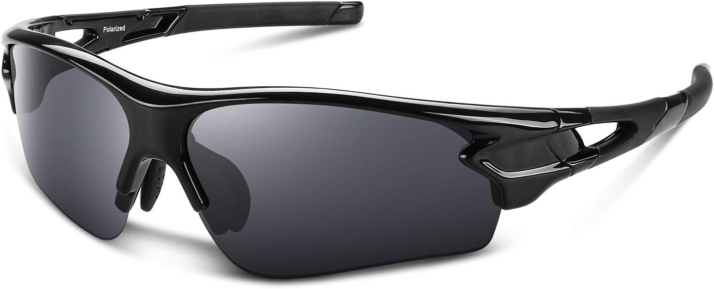 Polarized Sports Sunglasses for Men Women Youth Baseball Fishing Cycling Running Golf Motorcycle Tac Glasses UV400
