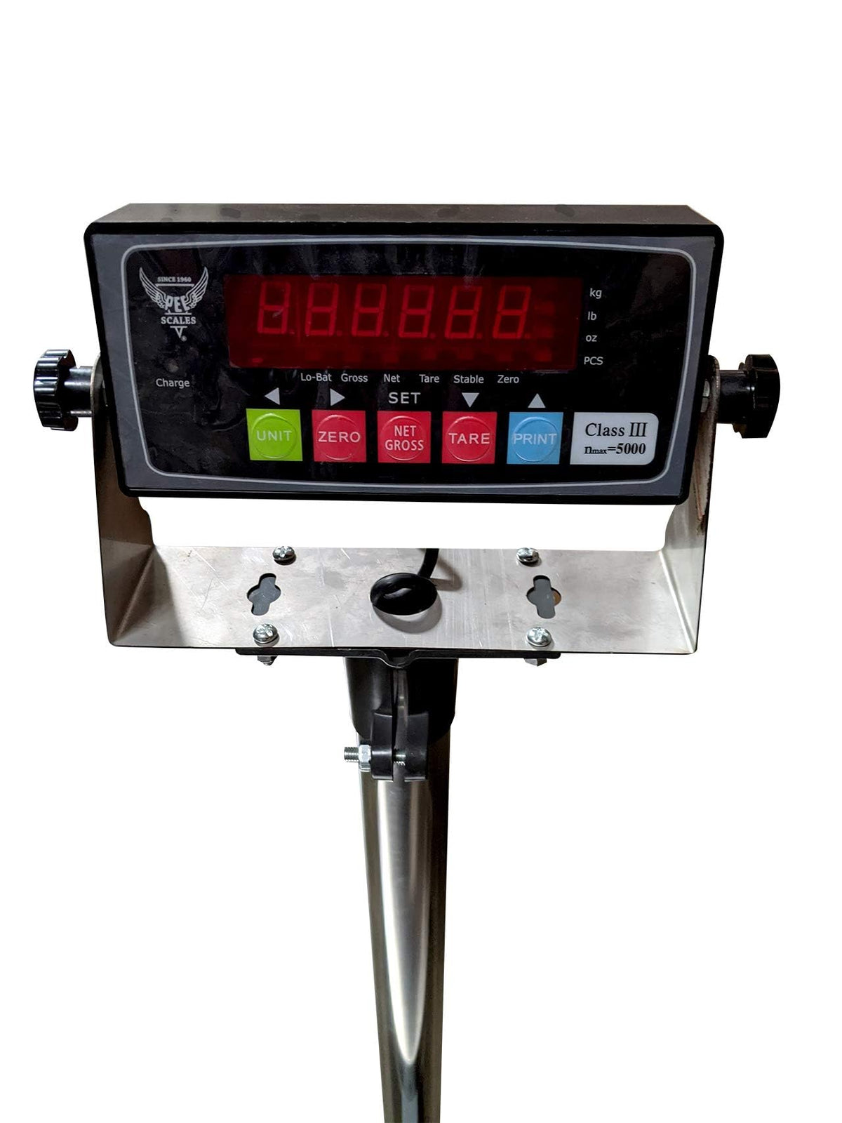 Stainless Steel Bench Scale, Commercial Digital Weighing Scale/Postal Scale/Shipping Scale, 800×0.05lb Capacity (16"x