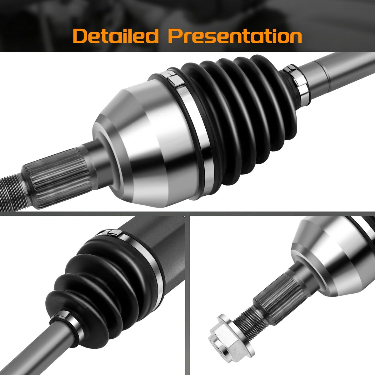 Front CV Axle Shaft for Chevy Equinox GMC Terrain 2010-2016